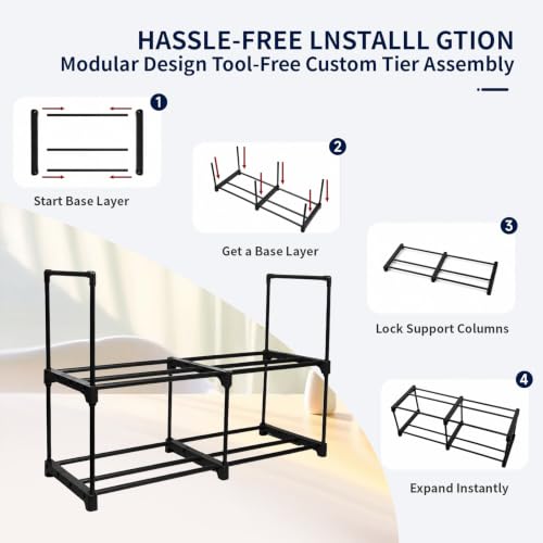 3D Printer Filament Storage Rack Desktop, 2-Tier Metal - Image 7