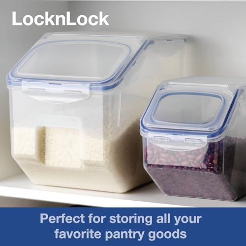 Lock & Lock Bulk Storage Bins Food Storage Container with Wheels - Image 6