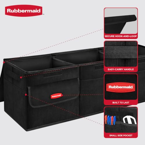 Rubbermaid Trunk Organizer for SUV, Foldable Car Organizer - Image 4