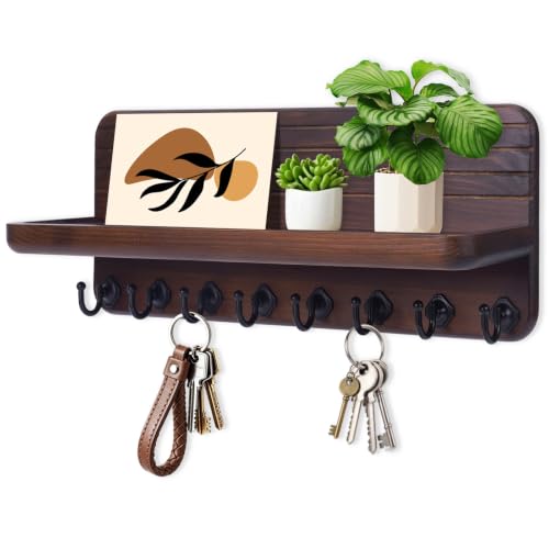 Key Holder for Wall, Mail Organizer Wall Mount with 8 - Image 2