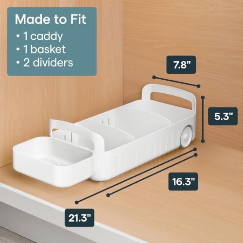YouCopia RollOut Caddy Rolling Storage Bin with 2 - Image 4