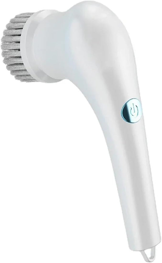5 in 1 Electric Cleaning Brush Multifunctional Cordless Clean Brush Window Cleaner Bathroom Bathtub Brush Kitchen Cleaning Tool(Electric Brush)