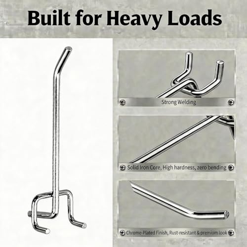36 Pack Pegboard Hooks, Assorted 4 - Image 4