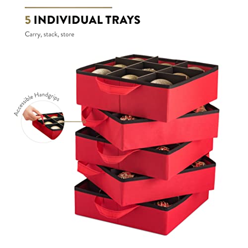 ZOBER All in One Christmas Ornament Storage Box & Decoration - Image 5