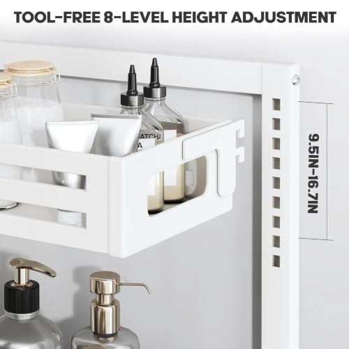 2 Pack Under Sink Organizer,Pull Out Cabinet Organizer - Image 4