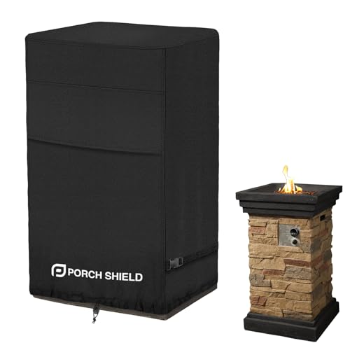 Porch Shield Waterproof Square Patio Propane Fire Column - Image 2