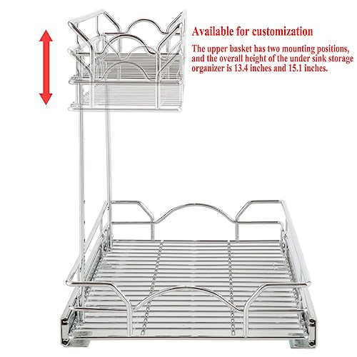 OCG Under Sink Cabinet Organizer Two Tier Pull Out S | All Products - Image 7