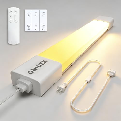 LED Tube Light Fixture with Plug Under Cabinet Lighting Dimming - Image 2