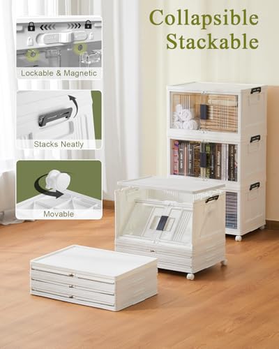 OlarHike 144QT Storage Bins with Lids for Closets, Office - Image 5