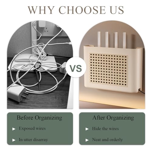 Router Wall Mount, Perforated Ventilated Modem Shelf - Image 5