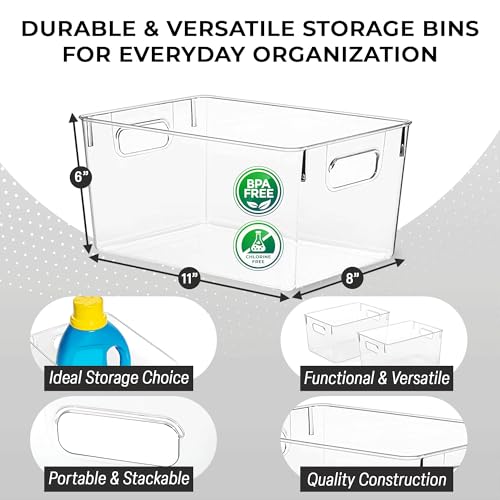 ClearSpace Clear Plastic Storage Bins – Pantry Organizers & - Image 5