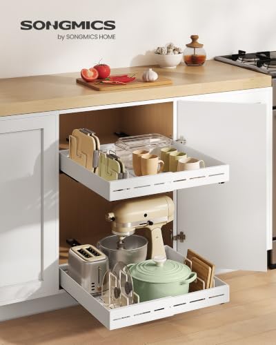SONGMICS 2 Pack Expandable Pull Out Cabinet Organizer - Image 5