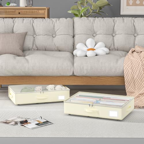 EE-RoomWorld Under Bed Storage with Wheels，5.5 inches - Image 4
