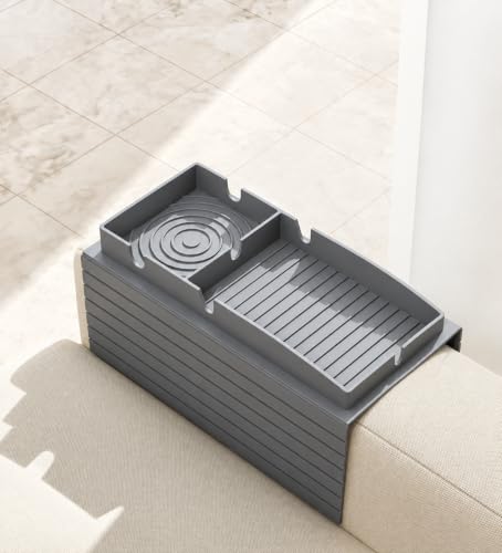 Sofa Armrest Tray with Cup Holder, Silicone Couch | Home Organization - Image 8