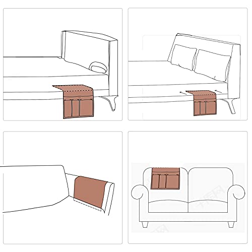 HAOMAIJIA Sofa Armrest Organizer, Remote Control Holder - Image 8