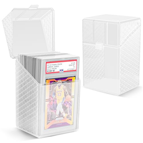 Graded Card Case - eva hard case with 2 clear storage - Image 2