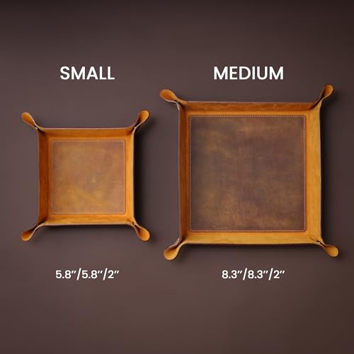 Handmade Leather Catch All Tray and Organizer for Ke | All Products - Image 5