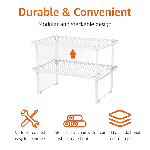 Amazon Basics Space-Saving Stackable Metal Kitchen Cabinet - Image 4