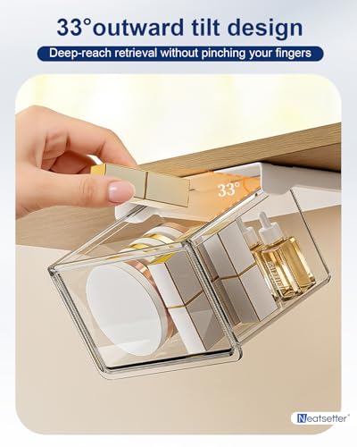 Hanging Cabinet Organizer – 33° Tilted Under Desk Dr | All Products - Image 3