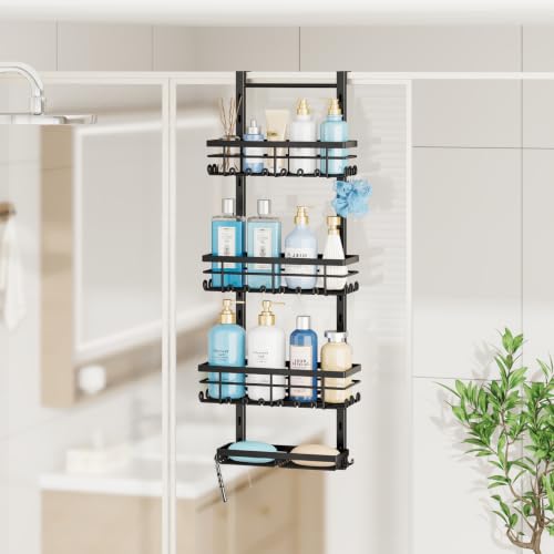 SWTYMIKI Over The Door Shower Caddy - 4 Tier Rustproof Hanging - Image 7