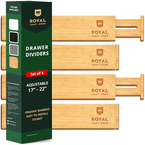 Bamboo Drawer Dividers Organizers, Adjustable Drawer | All Products - Image 2