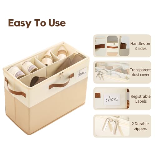 Varhomax Shoe Organizer Box for Closet, Small Fabric | All Products - Image 7