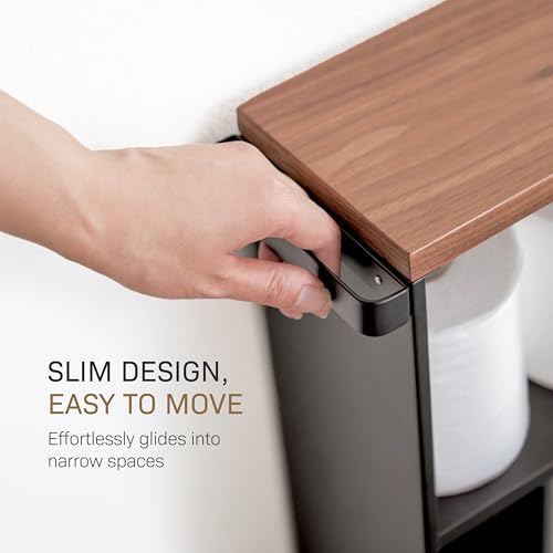 YAMAZAKI Home Slim Rolling Storage Cart – Narrow Bathroom Storage - Image 7