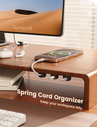 Lamicall 6 Pack Cable Clips, Compact Spring Cord Organizer Holder - Image 3