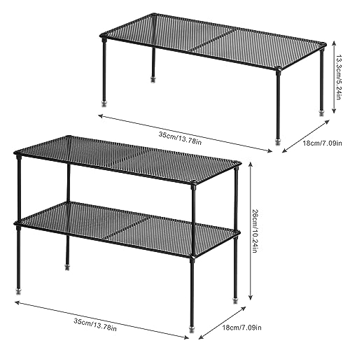 2-Pack Kitchen Cupboard Shelf Organizer - Image 4