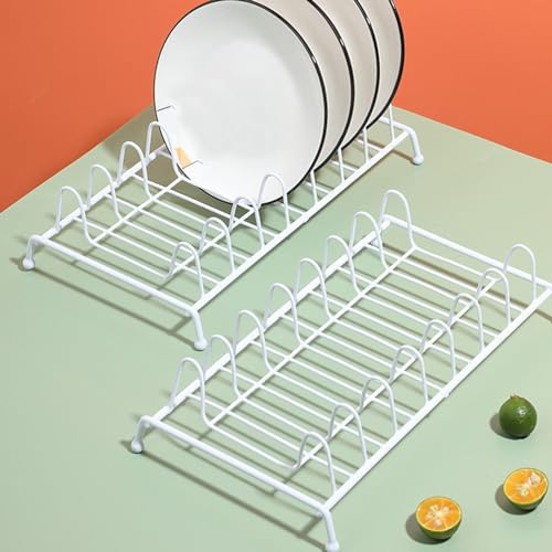 Metal Dish Drying Rack, Vertical Dish Drainer Plates Holder - Image 6