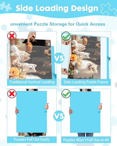 Puzzle Storage Folder for 1000-Pieces, 20 HD Film Pockets - Image 4