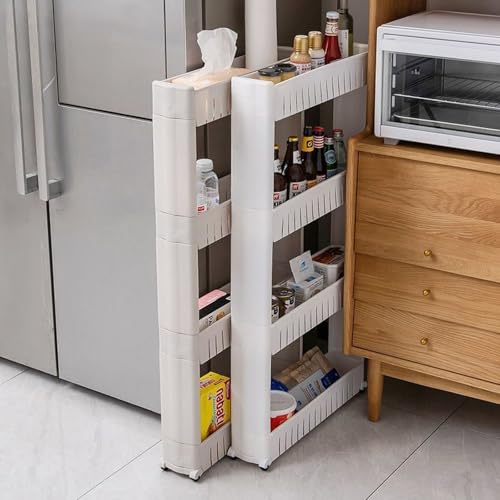 Rolling Slim Storage Cart,Rolling Narrow Space Organizer - Image 7