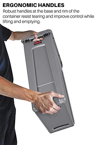 Rubbermaid Commercial Products Slim Jim Can, Black - Image 5