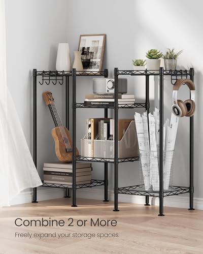 SONGMICS 3-Tier Bathroom Shelf, Storage Rack for Small Space - Image 6