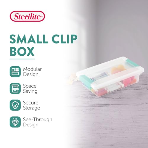Sterilite Small Clip Box, Stackable Small Storage Bi | All Products - Image 3