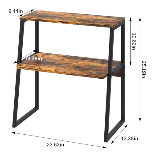 Arbuxzuy Printer Stand for Desk, Desktop Printer Shelf - Image 4