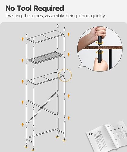 HOOBRO Over the Toilet Storage, 3-Tier Over Toilet - Image 6