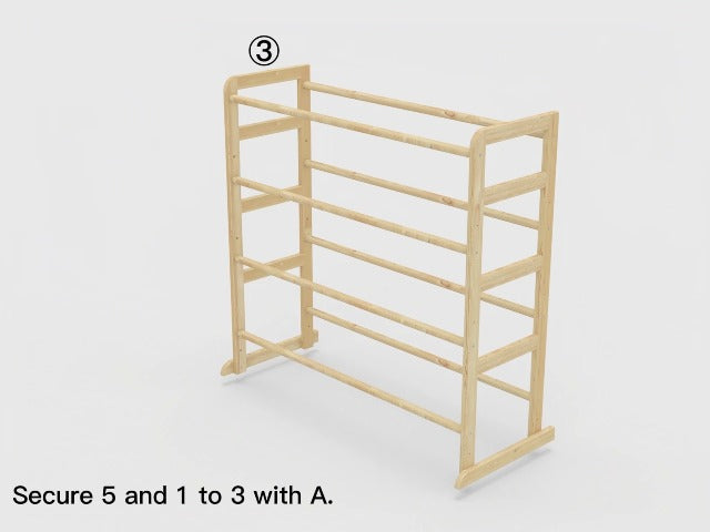 Wooden Toy Storage Organizer with 6 Shelves and 12 Bins, Toy - Image 8