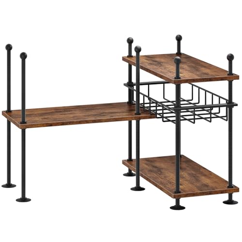 HOOBRO Kitchen Countertop Organizer, 4-Tier Adjustable Kitchen - Image 2