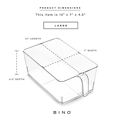 BINO | Clear Storage Organizer | THE HOLDER COLLECTION | Clear - Image 4