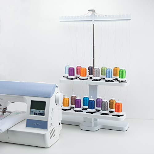 20 Spool Thread Stand for Embroidery Machine Sewing Quilting - Image 3