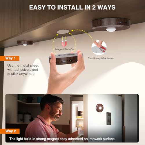 Puck Lights With Remote Control - Rechargeable, Wireless Under - Image 7