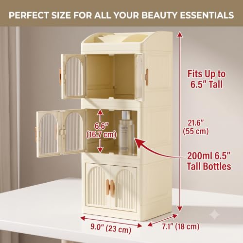 Foldable Makeup Organizer Storage Box - Image 8