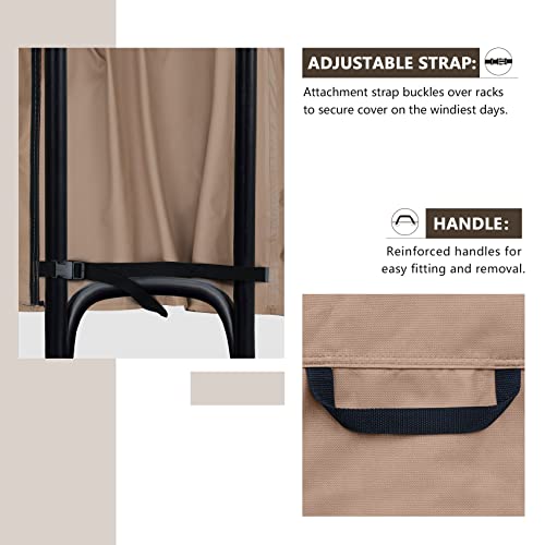 ULTCOVER Waterproof Firewood Racks Cover 4 Feet - Image 5