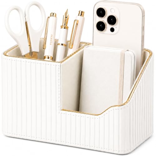 KINGFOM Luxury PU Leather Desk Organizer for Office | All Products - Image 2
