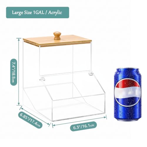 1GAL Large Acrylic Laundry Pods Container BY VEGEVIGI - Image 4
