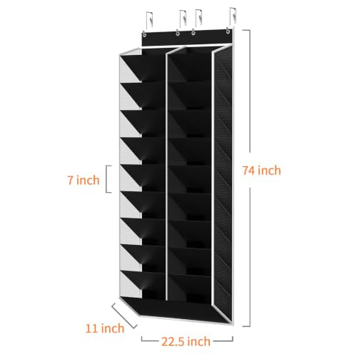 KEEPJOY 20-30 Pairs Over the Door Shoe Organizer, Me | All Products - Image 4