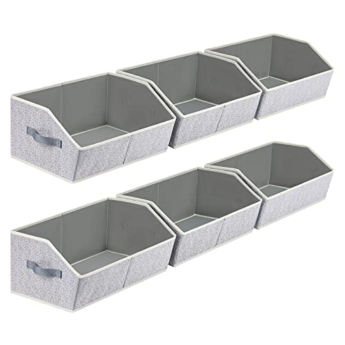 Closet Organizers Bins 6 Packs - Large Closet Shelf | Home Organizatio - Image 2