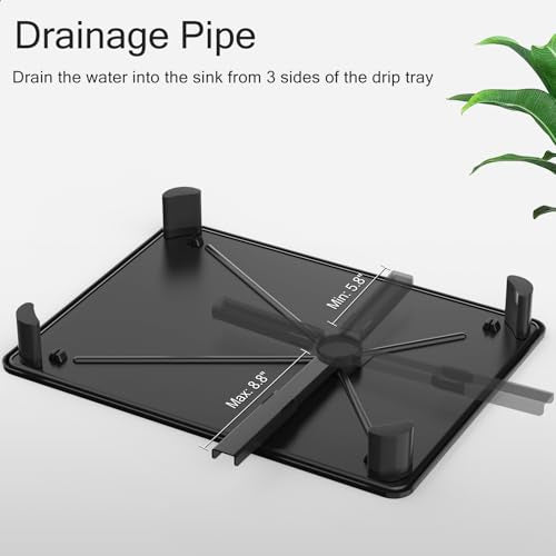 Small 2 Tier Dish Drying Rack, Space Saving Dish Racks - Image 3