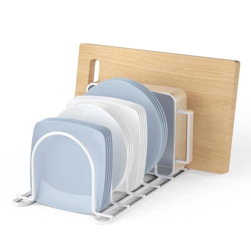 JAQ Plate Rack for Cabinet, 10.5" Vertical Dish Organizer - Image 3